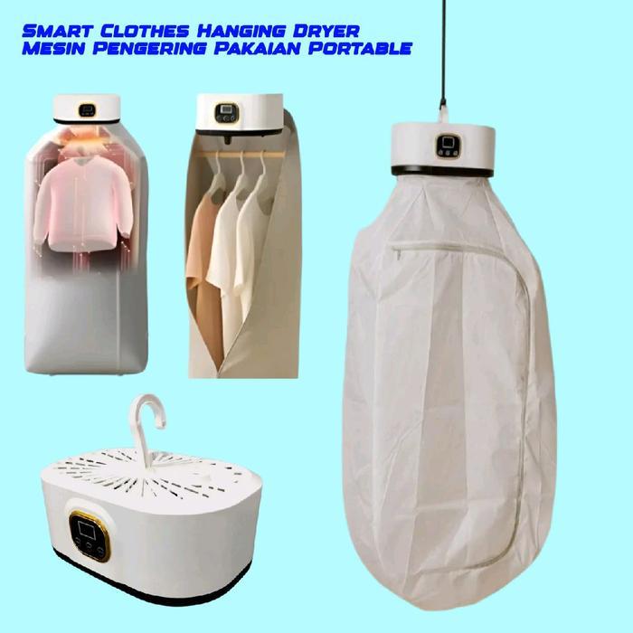 Mesin Alat Pengering Tanpa Jemur Cucian Pakaian/Baju Portable Laundry Smart Clothes Hanging Dryer