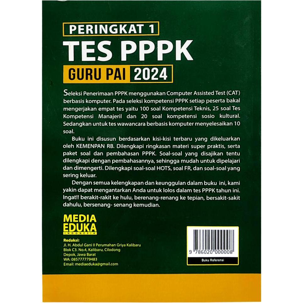 Buku Pppk Guru Pai 2024 - Peringkat 1 Pppk Guru Pendidikan Agama Islam