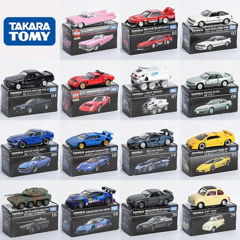 Tp01-Tp40 Takara Tomy Tomica Premium Car Tank Plane Vehicles Honda Nissan Gtr Toyota Subaru Diecast