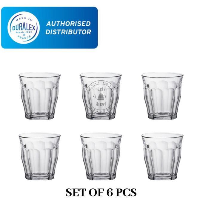 Duralex Picardie gelas kopi 13cl isi 6pcs