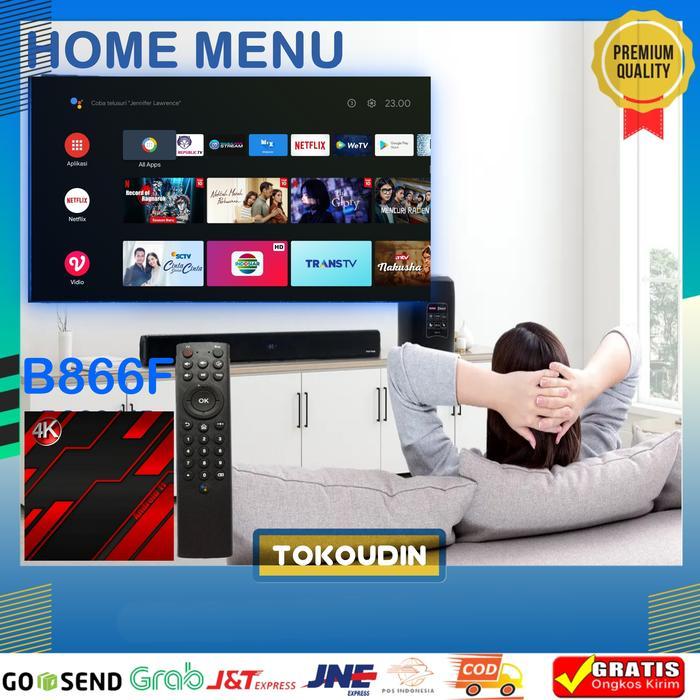 New STB Android BOX ZTE 4K B866F OS 11 Full Aplikasi