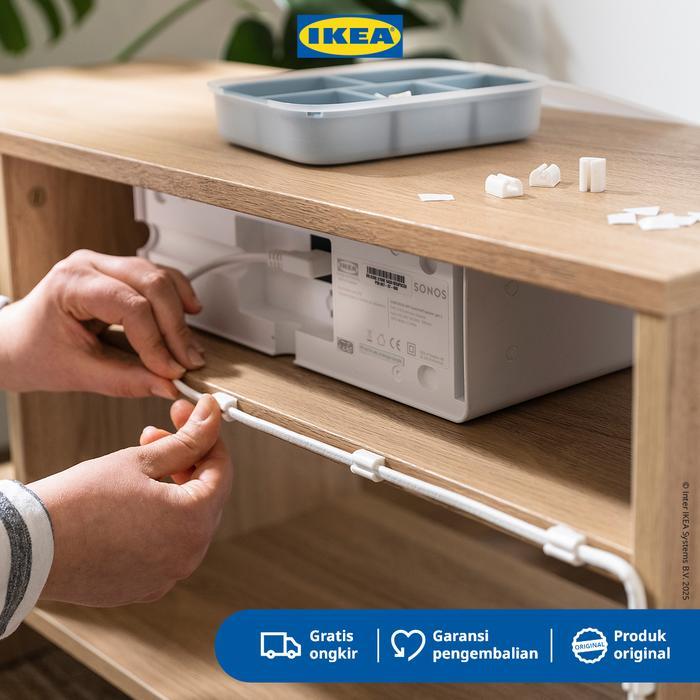 IKEA TRIXIG Set Pengaturan Kabel Isi 150pcs Peralatan Plastik