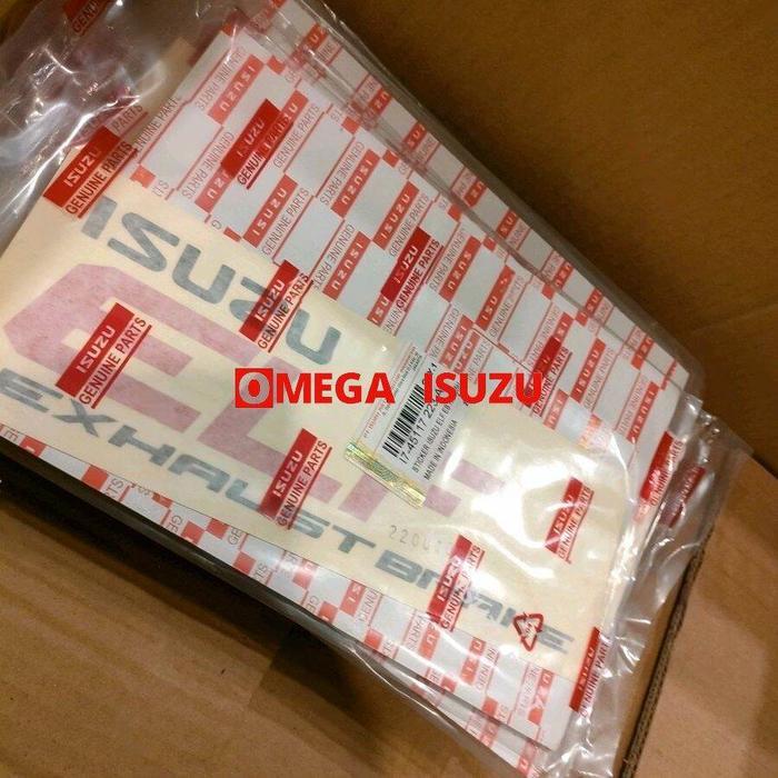 Decal Sticker Stiker Isuzu Elf Exhaust Brake Original