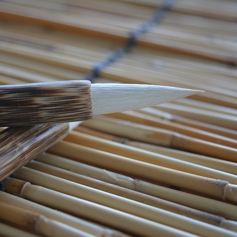 natural gold Zhuchun wool brush calligraphy and painting and calligraphy brush for beginners writing