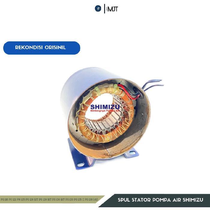 SPAREPART SPUL STATOR GULUNGAN POMPA AIR SHIMIZU PN 125 BIT PS 128 BIT PS 130 BIT PS 135 E TEMBAGA