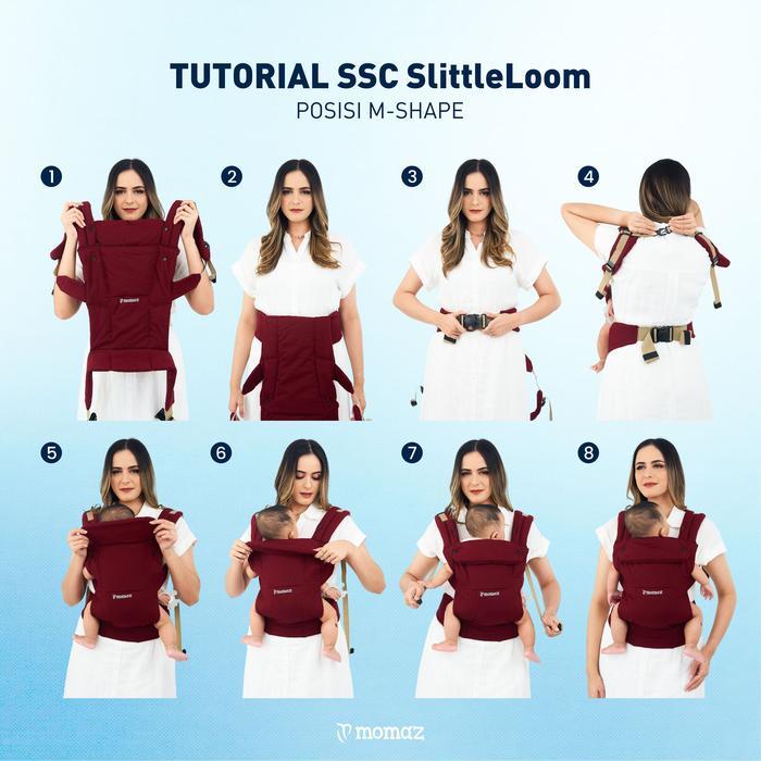 MOMAZ GENDONGAN BAYI SSC M SHAPE 3IN1- GENDONGAN BAYI NEWBORN - GENDONGAN M SHAPE