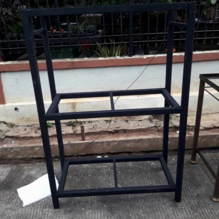 Custom rak 70x40x160 cm 3 susun besi holo 4x4 dan aquarium 70x40x50 f