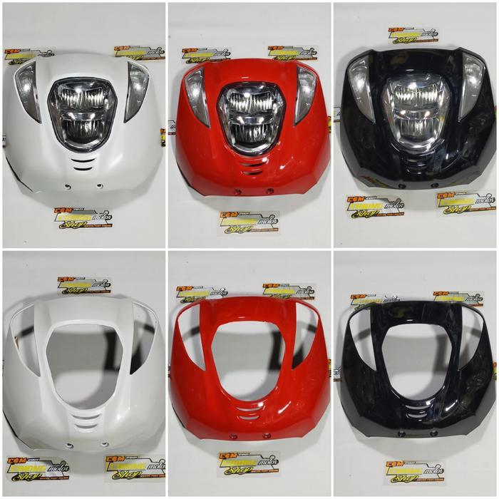 Panel Tameng+Reflektor Lampu Depan Honda Genio.