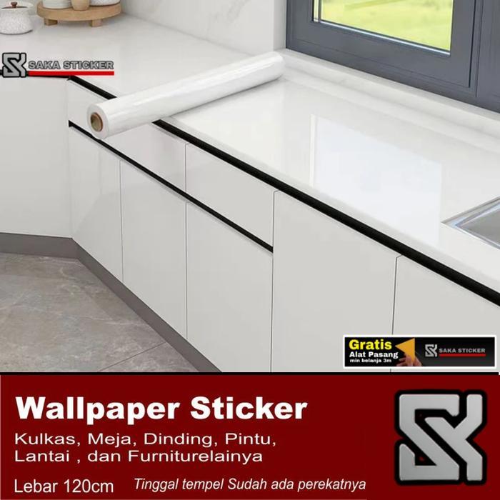 New Stiker Dapur Anti Panas Anti Air Minyak Sticker Dinding Meja Kompor
