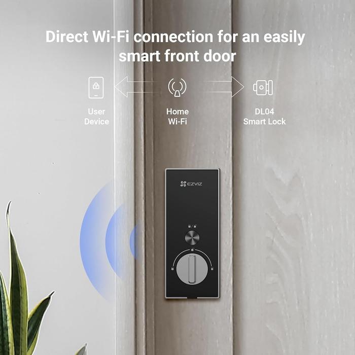s2nu- Ezviz Dl04 Smart Deadbolt Lock Wifi Dl 04