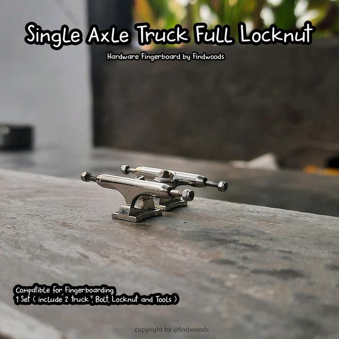 Truck Fingerboard Single Axle Full Locknut
