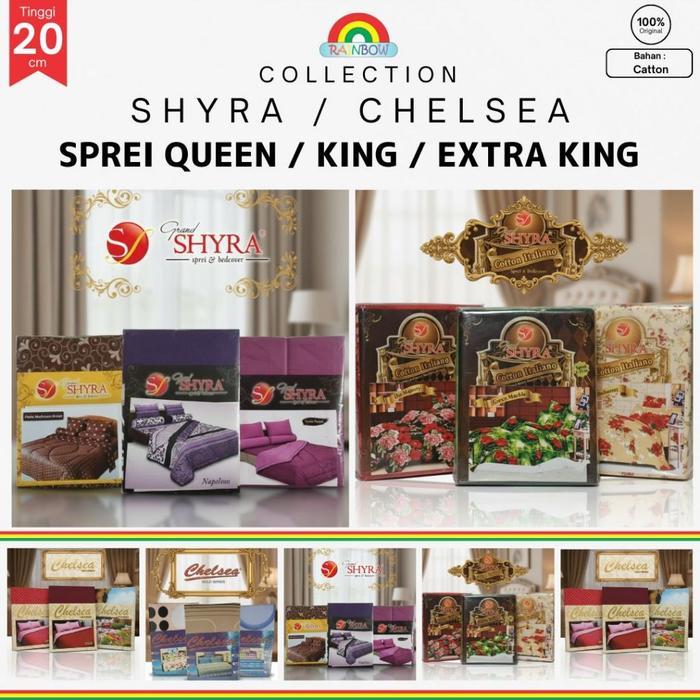[COLLECTION] My Love / Shyra / Chelsea - Sprei FITTED Queen / King / Extra King (160x200 / 180x200