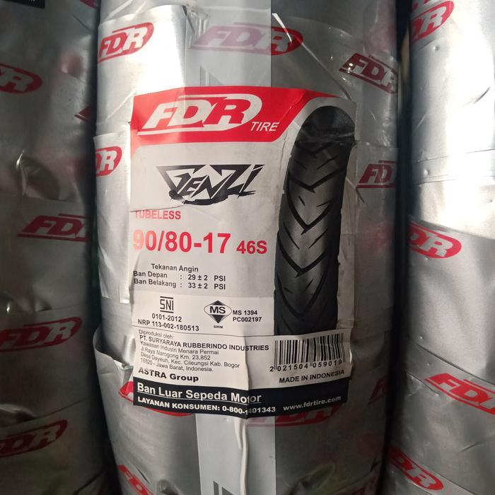 Ban Luar Motor 17 FDR Genzi 90/80-17 Tubeless