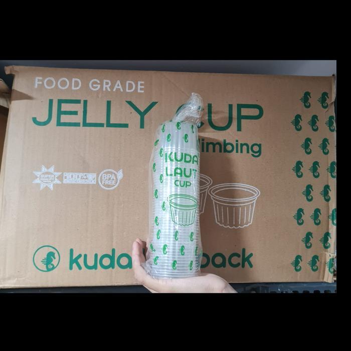 1 Dus Gelas Plastik Belimbing 60ml l Cup Agar Jelly Puding 60 ml