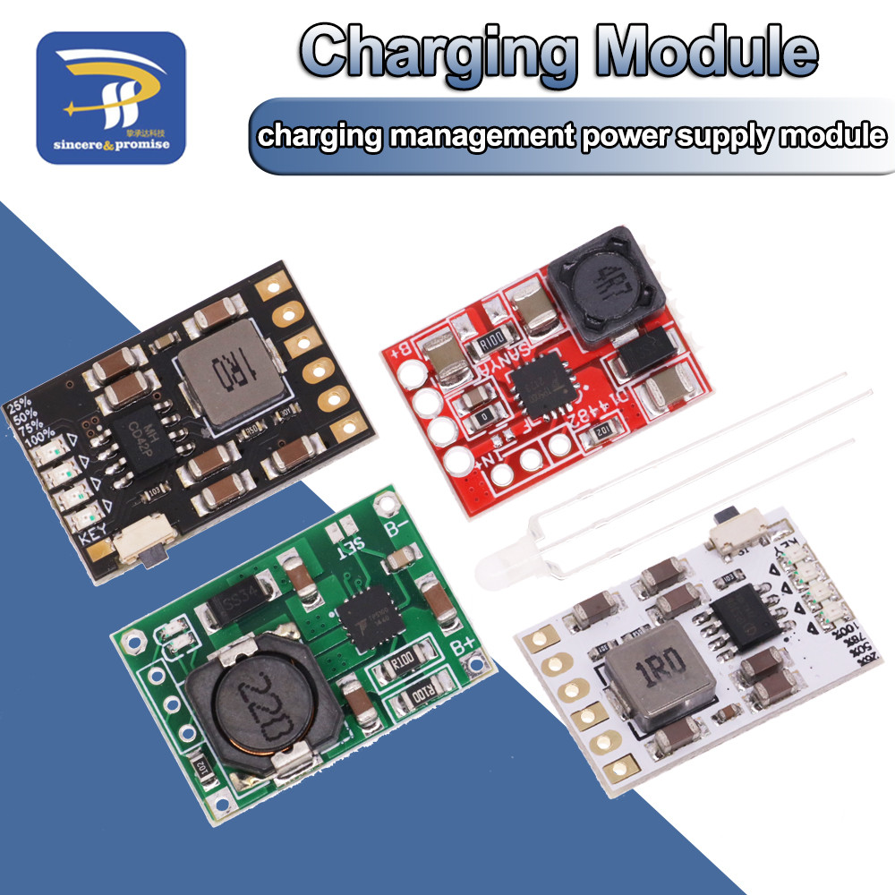 Tp5100 Tp5000 Charging Management Power Supply Module Board 18650 1A 2A 5V Compatible With 4.2V 8.4V