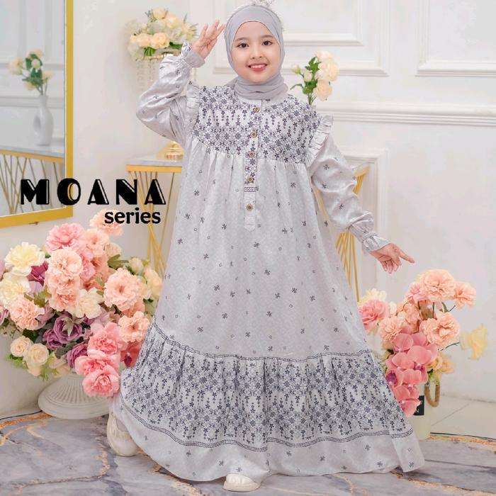 ec9o- Moana Series By Assyabiya/ Gamis Anak Perempuan / Dress Anak Wanita Silk