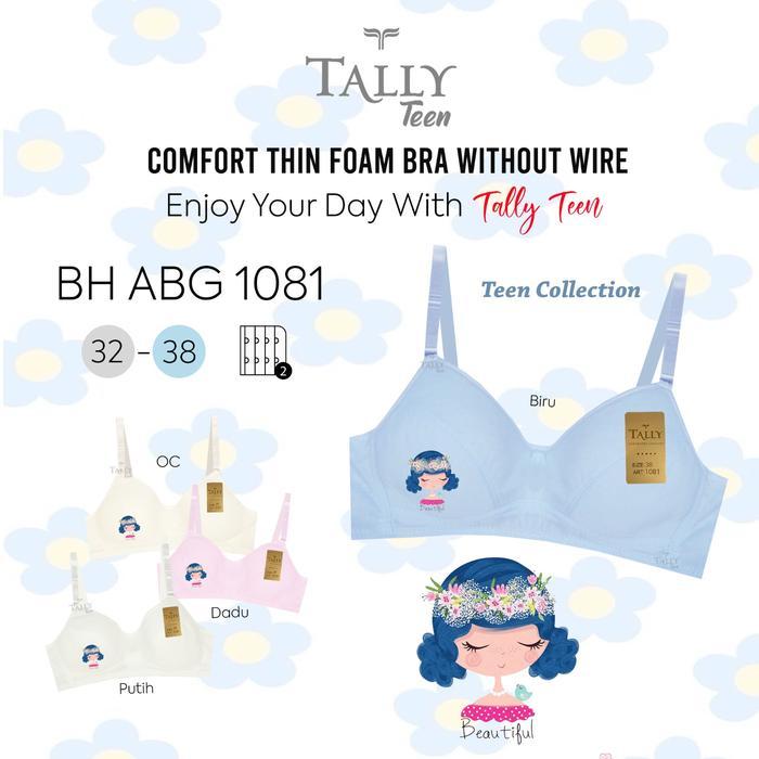 (NYAMAN) MMN MINISET STEP 2 TALLY / BRA ABG KATUN TANPA KAWAT BUSA TIPIS / BRA REMAJA BAHAN LEMBUT