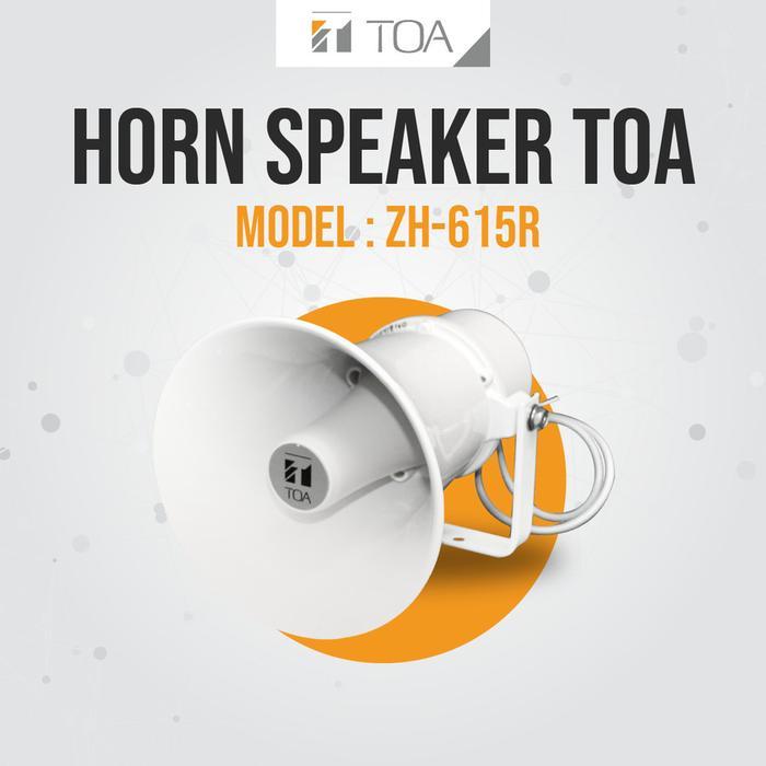 TOA ZH-615R HORN SPEAKER 15 W ORIGINAL STAINLESS SPEAKERS