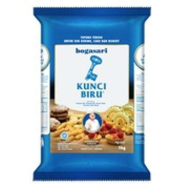 Tepung Terigu Kunci Biru 1 Kg Protein Rendah Kunci Biru