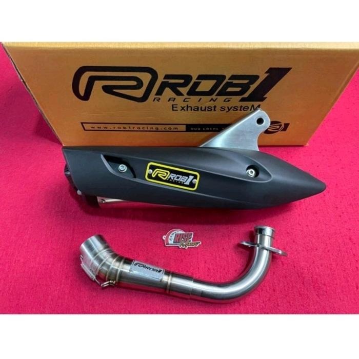 KNALPOT ROB1 MIO BORE UP CAP V COVER SS