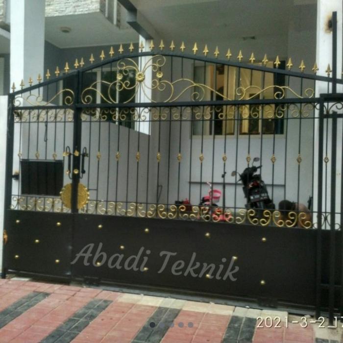 Pintu Sliding Rel Pintu Sliding Pagar Tempa Pintu Besi