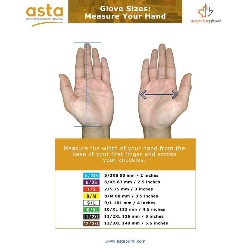 Sarung Tangan Kulit Anti Abrasi/Tusukan Superior Glove Endura 378GOB