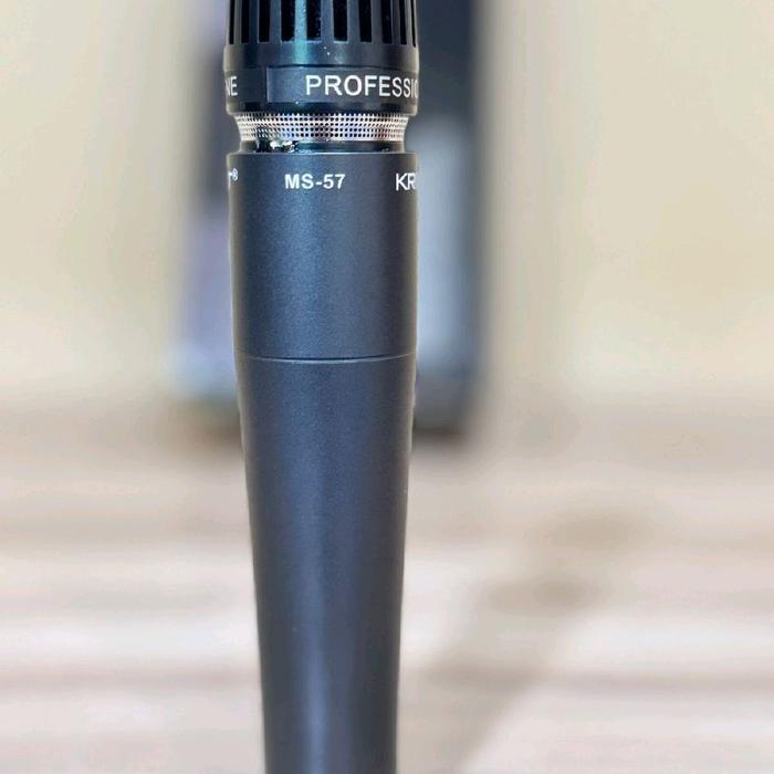 Tntgmusic- Mic Kabel Ms57 Krezt Original - Mic Kabel Untuk Mic Kendang Dan Mic Instrument Merk Krezt