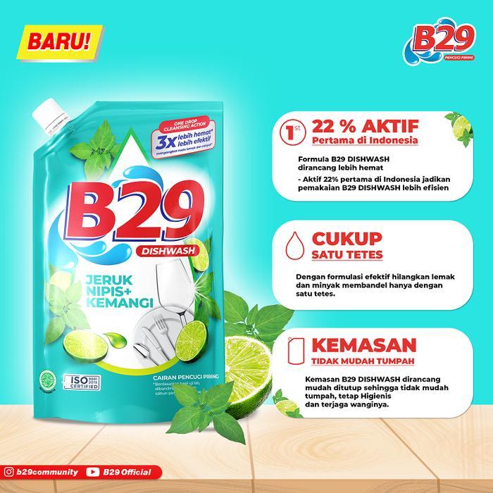 ngmh- B29 Liquid Dishwash 750Ml Kemangi Sabun Cair Pencuci Piring