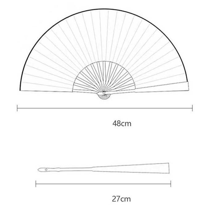 Promo Kipas Tangan Lipat Jumbo Kipas China Lipat Kipas Lipat Cina Kipas Lipat China Sutra Original