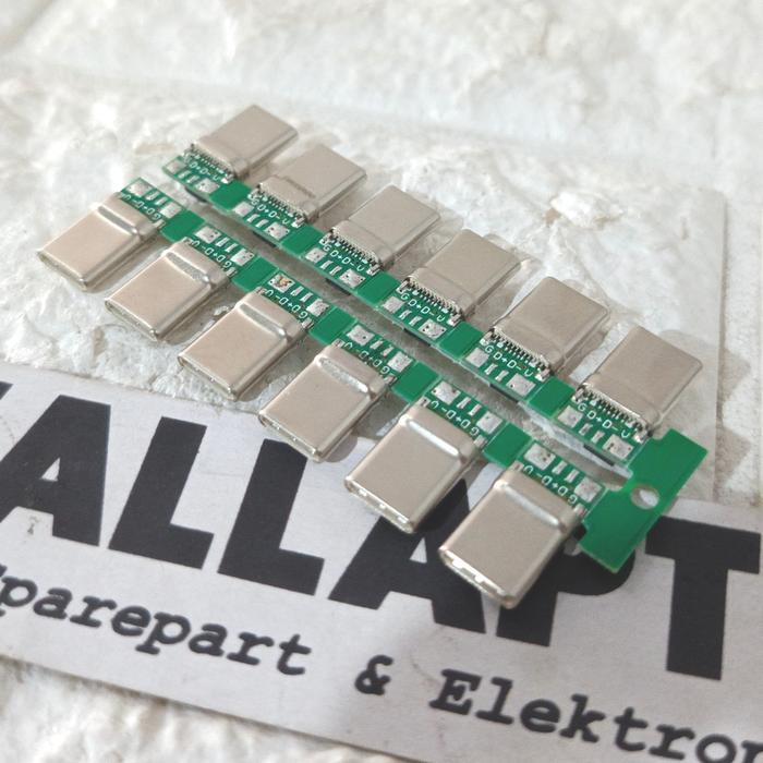 KONEKTOR CONNECTOR TYPE C PORT TYPEC MODUL CHARGER TYPE C MODUL CAS