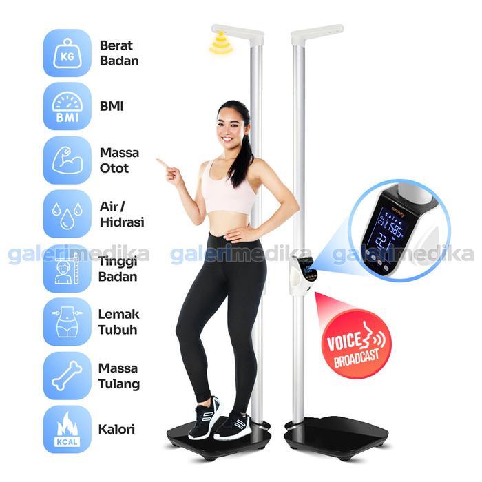 Serenity Sr-Hw03 Ultrasonic Timbangan Body Fat + Ukur Tinggi Badan