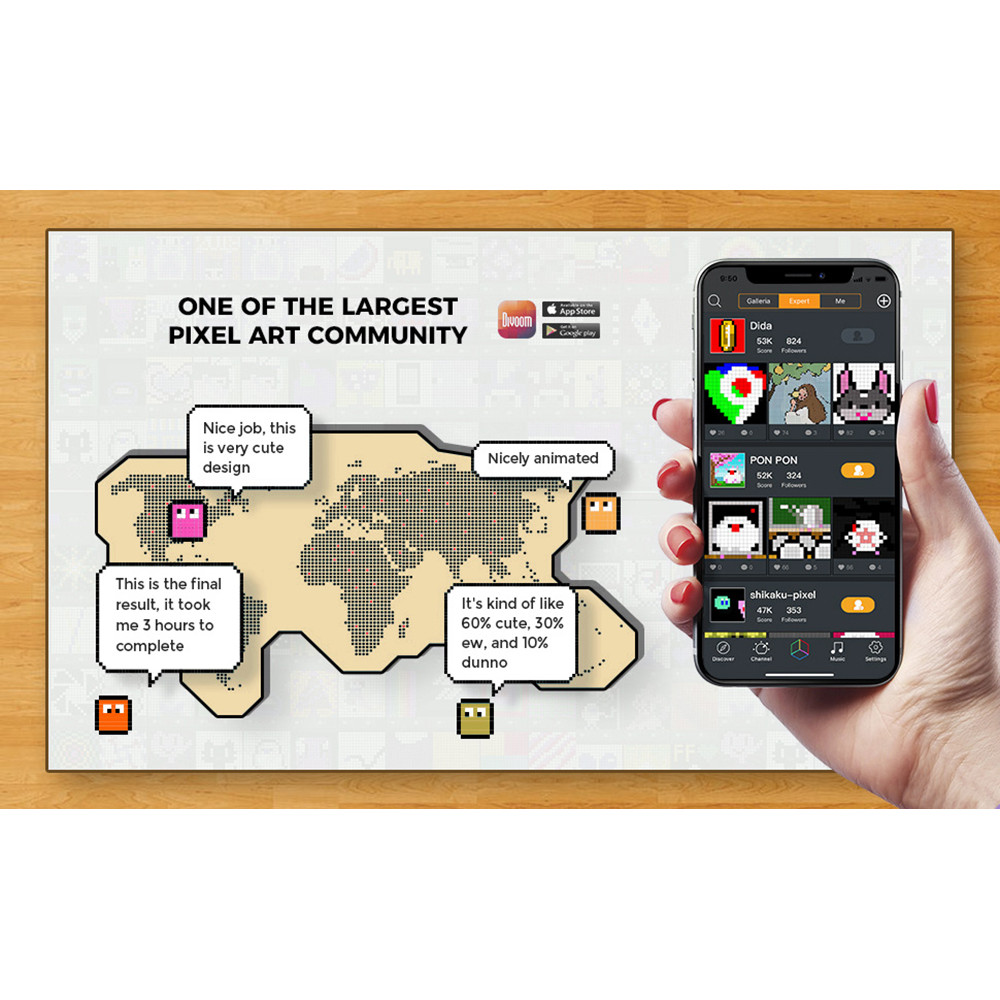 Divoom Timebox Evo Bluetooth Portable Speaker With Clock Alarm