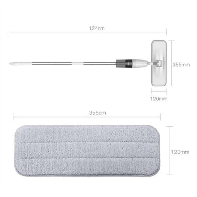 l6oh- Mijia Smart Deerma Water Spray Mop Kain Pel 350Ml -Tb500