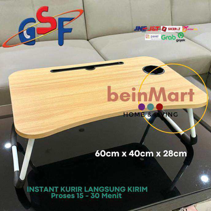 Meja Lipat Serbaguna GSF 1087 Meja Laptop Meja Belajar Portable Free Packing Bubble Wrap GSF 1187 Se