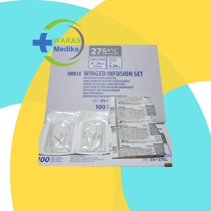 Wing Needel 27G Wing Terumo 27 G Needle Jarum Kupu Kupu