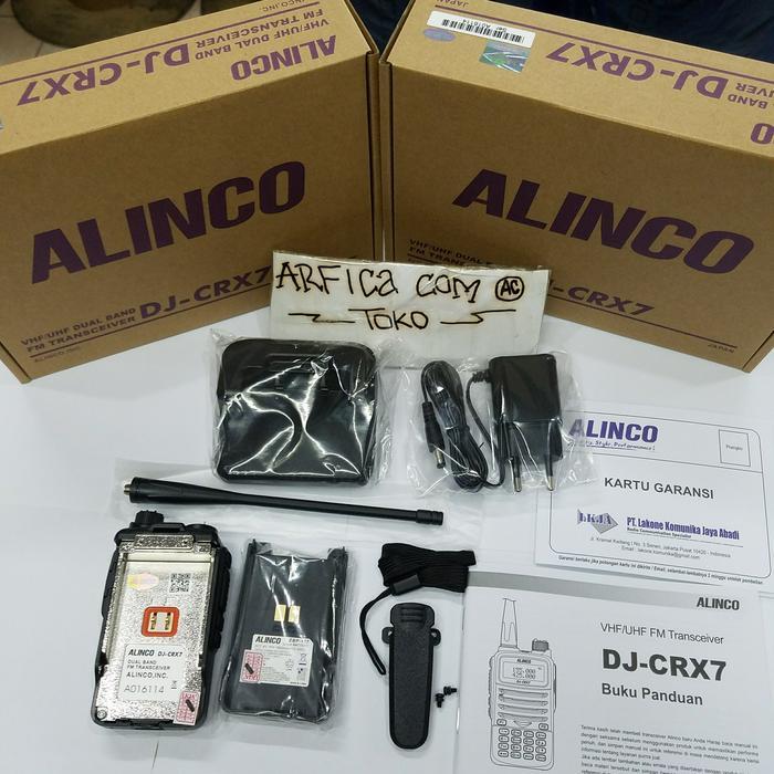 Ht Alinco Crx7 Dual Band Original 100%
