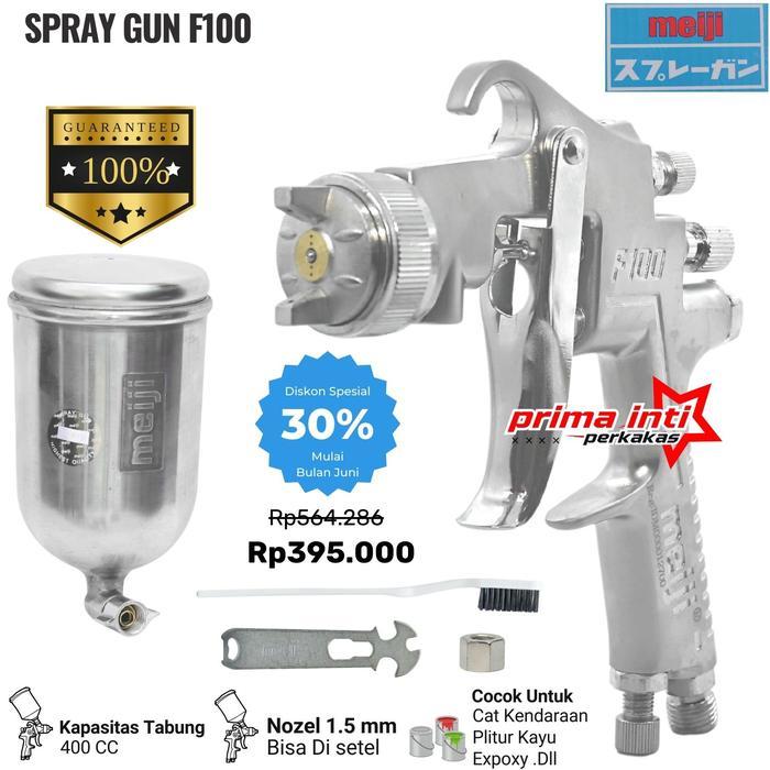 Spray gun F100 Meiji / Spraygun Meiji F100 Tabung Atas