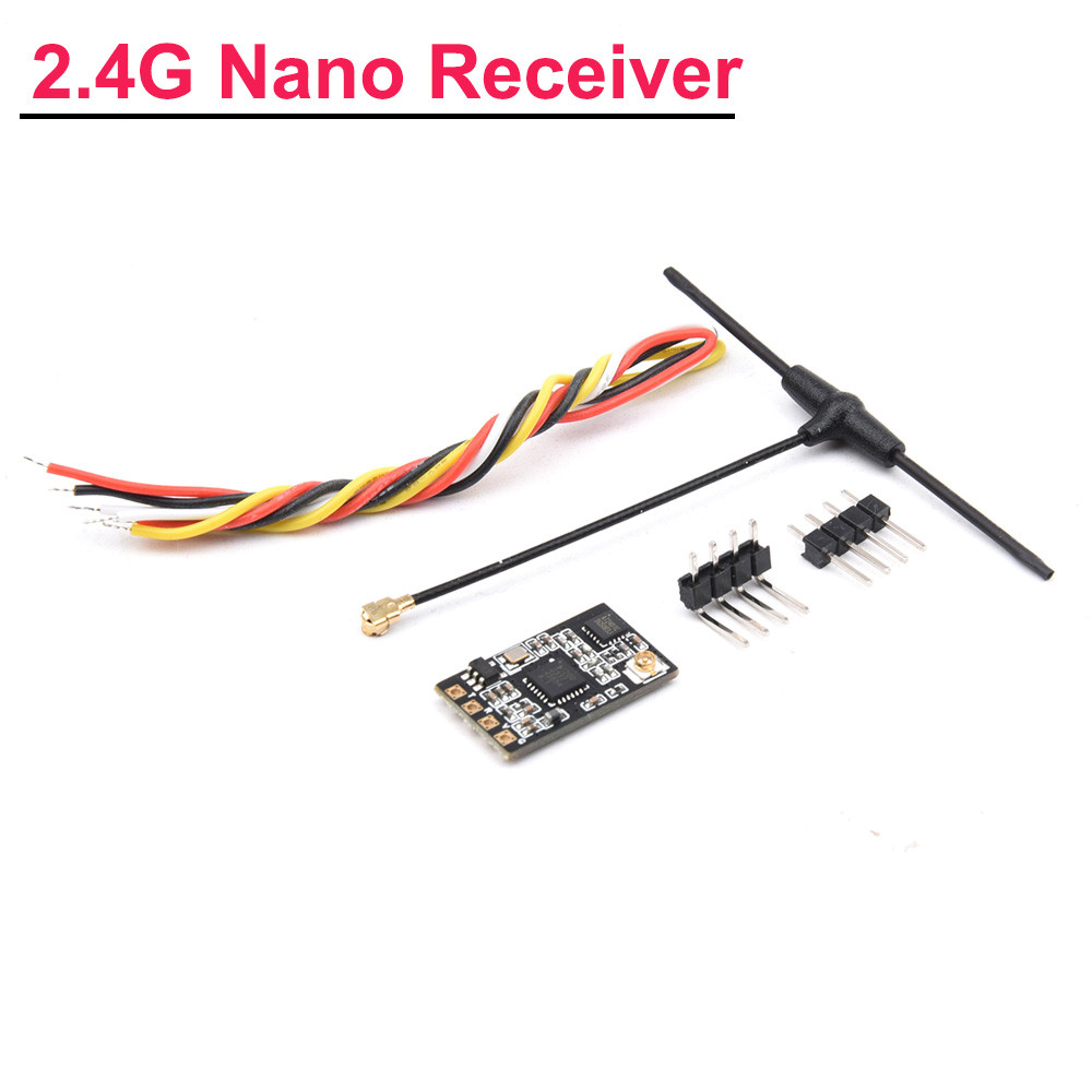 Elrs Nano Receiver Expresslrs 2.4G Nano Rx Receiver With T Type Antenna Support Wifi Upgrade For Rc