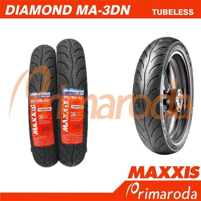 Sepasang Ban Honda BeAT Tubeless Maxxis Diamond MA-3DN