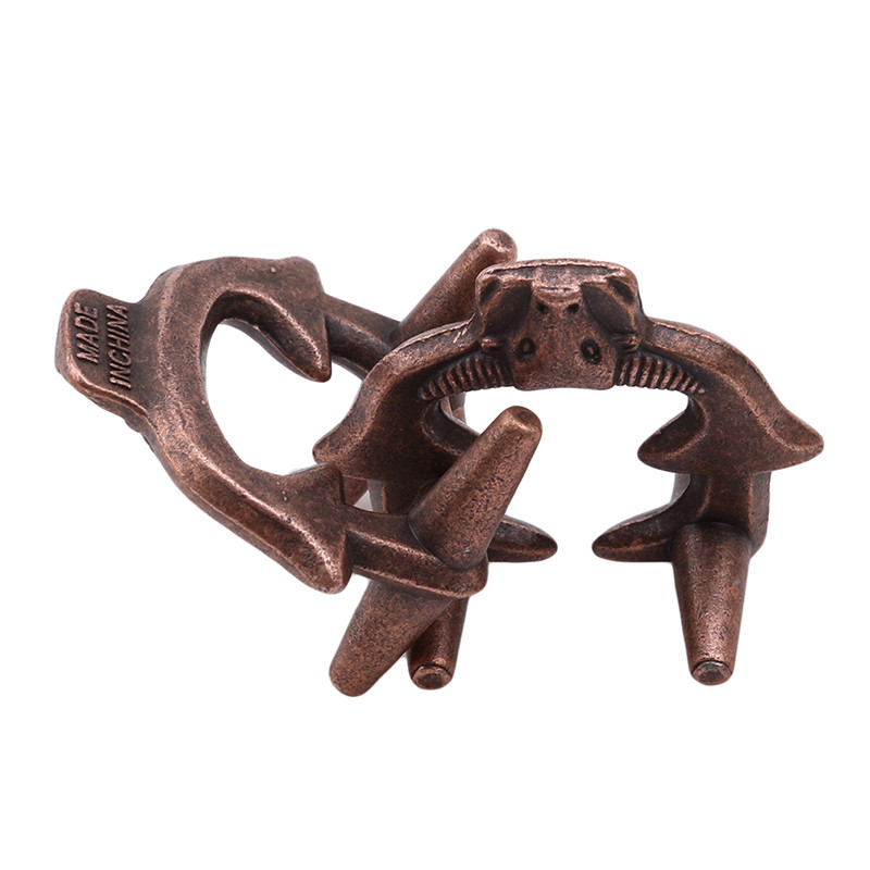 Metal Box Lock Puzzle Classic Metal Brain Teaser Iq&Eq Test Toys for School Classroom Adults Kids Ch