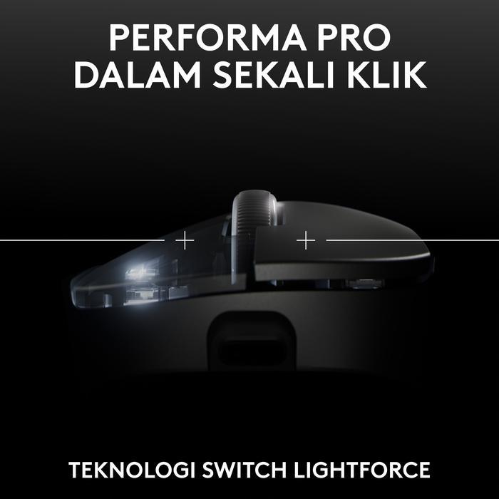 j9ah- Logitech G Pro X Superlight 2 Dex Lightspeed Wireless Gaming Mouse, Mouse Ringan