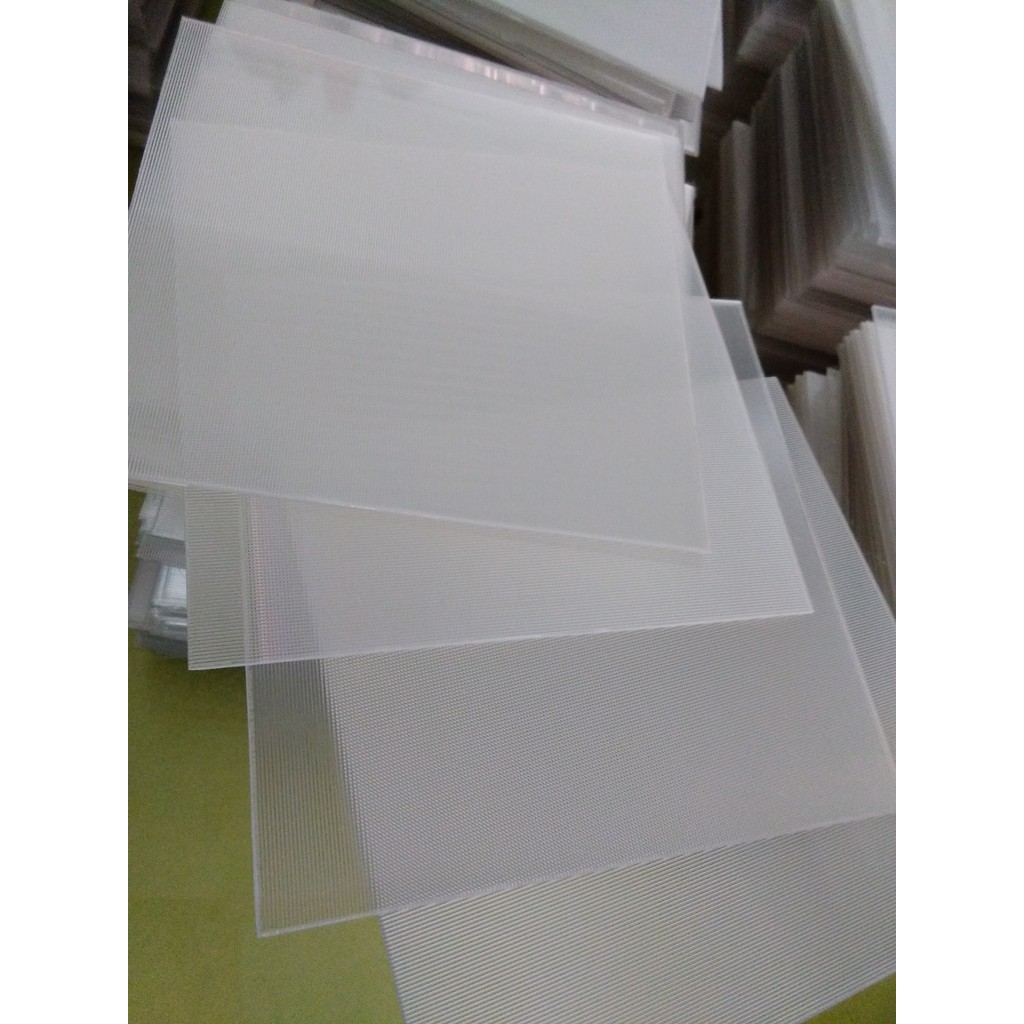10 Pieces 50 LPI & 75LPI &100LPI &160LPI Lenticular Film Sheets for 3D Photo Making Lentitular Film
