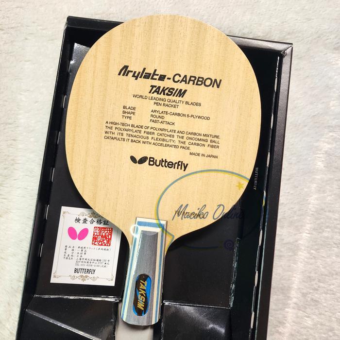 BUTTERFLY PENHOLDER TAKSIM CS ~ KAYU BET PINGPONG BUTTERFLY TAKSIM CS