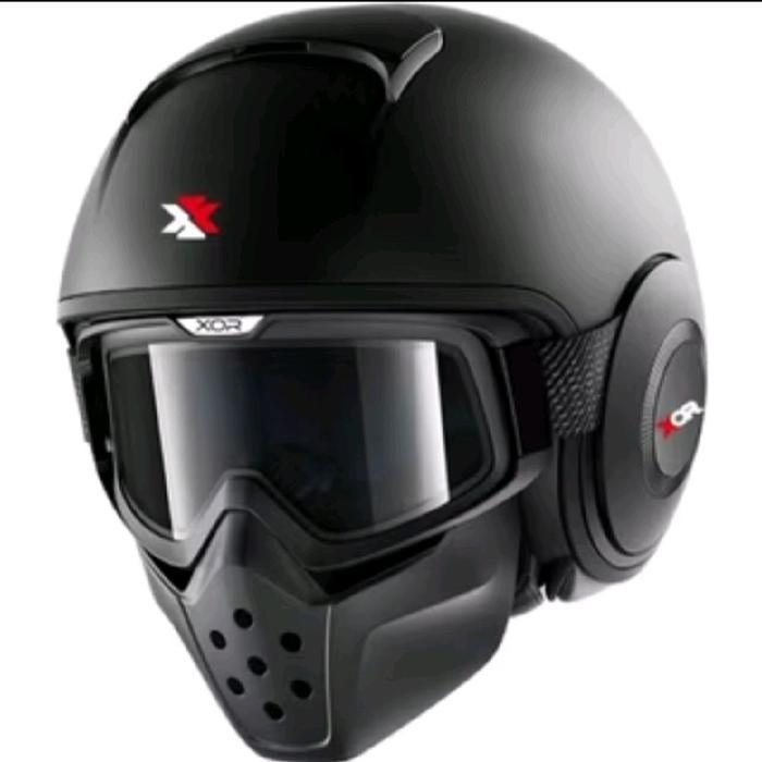 helm xor nigth rider bukan shark raw bergaya helm pilot