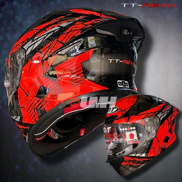 Helm fullface Kyt TT revo motof balap terbaru