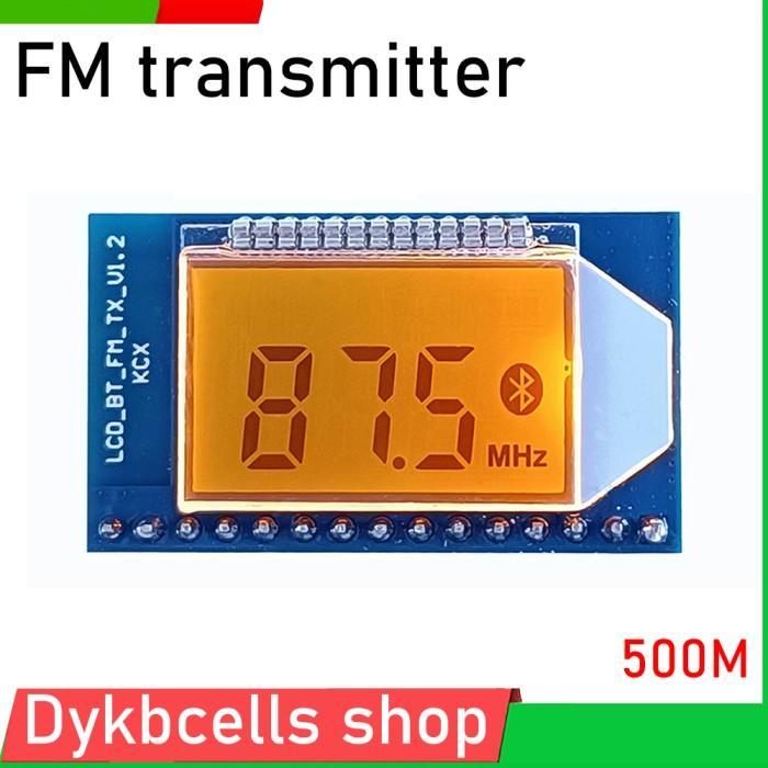 Promo 500M Fm Stereo Audio Module Bluetooth Fm Station Digital Display Module Transmitter Circuit