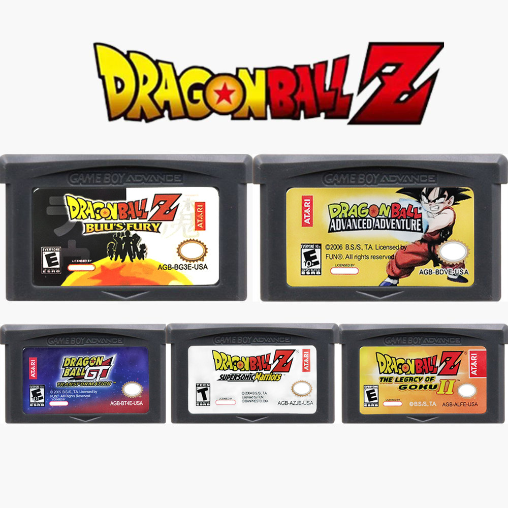 Dragon Ball GBA Game Cartridge 32-Bit Video Game Console Card Series Advanced Adventure Supersonic