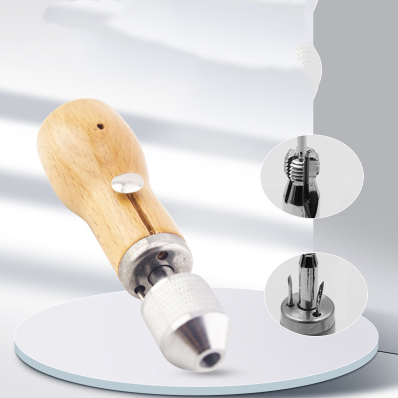 Leather Sewing Tools Set 25 Color Round Wax Thread Hand Leather Carving Awl DIY Punch Stitching Need