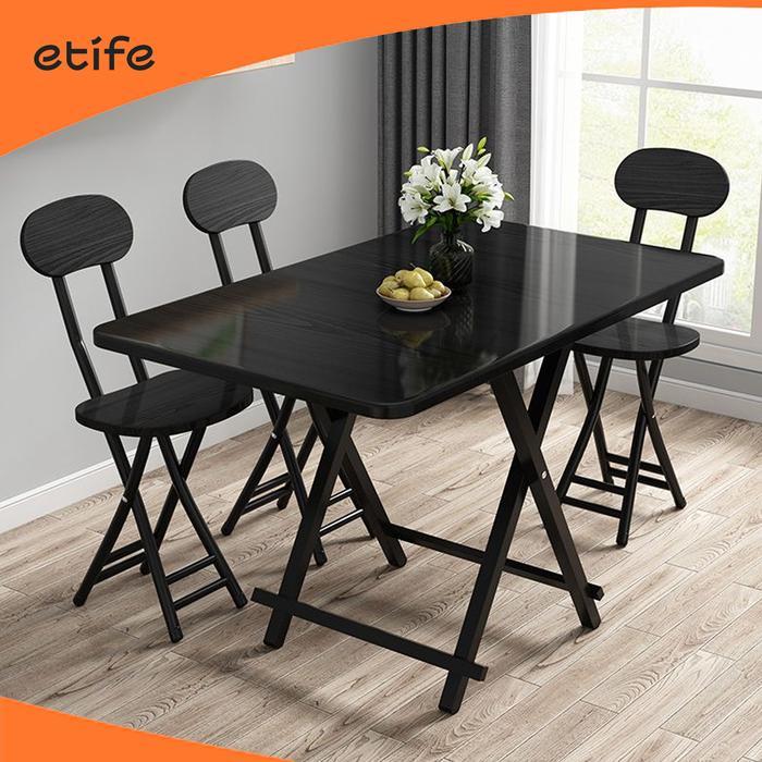 Etife Meja Lipat / Meja Makan lipat /Meja kerja lipat / meja makan lipat minimalis/ Meja Makan