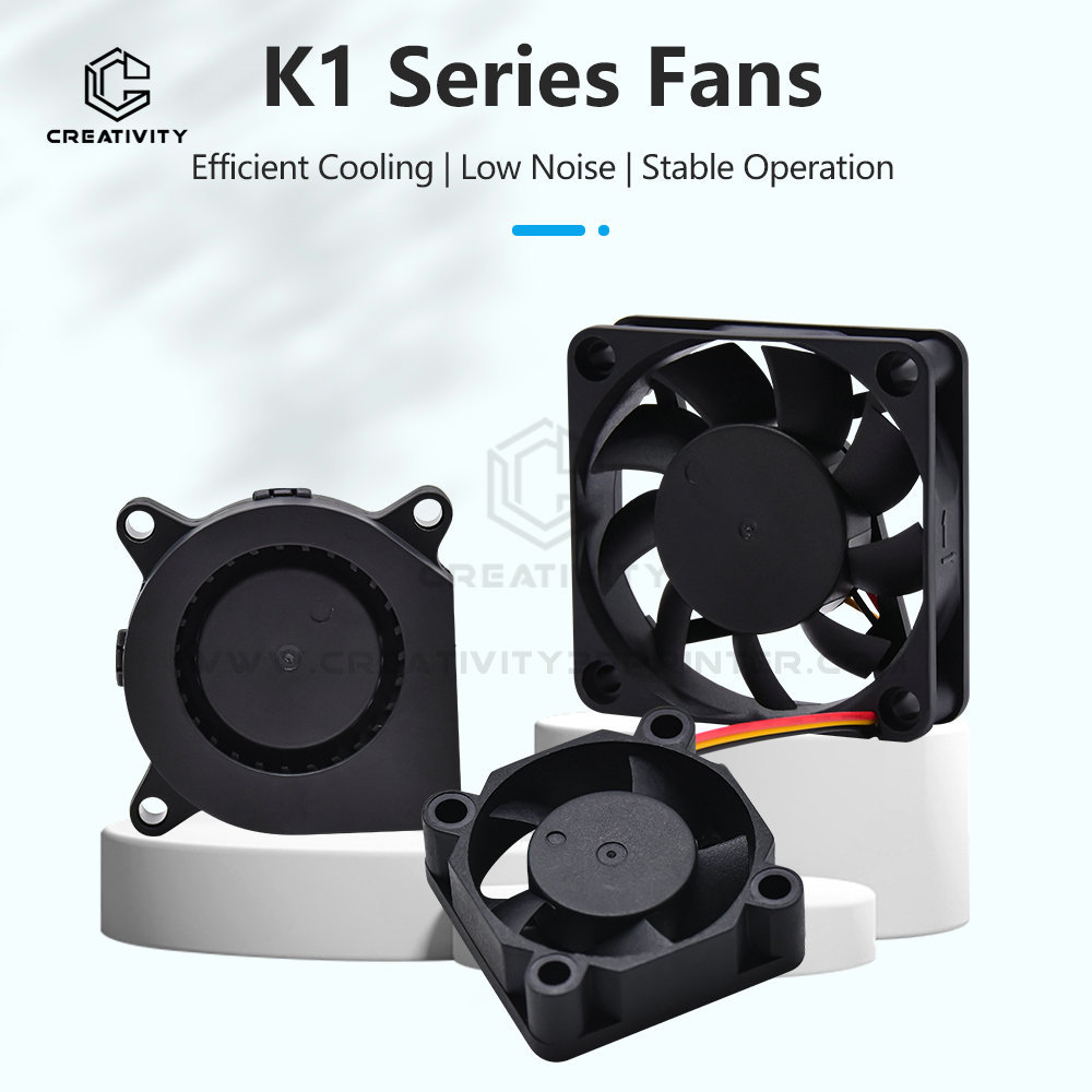 1Pc K1C 3010/4020/6015 Fan 24V 4020 Blower Fan 6015 Hydraulic Fan 3010 Fan For K1/K1 Max 3D Printer